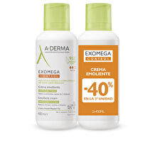 A-derma Exomega Control Emollient Cream Pack 2x 400ml