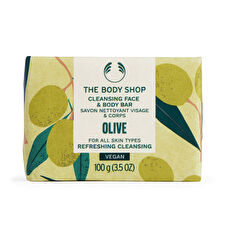 The Body Shop Olive Cleansing Face & Body Bar 100.0g