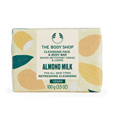 The Body Shop Almond Milk Cleansing Face & Body Bar ( Dry And Sensitive Skin ) 100.0g
