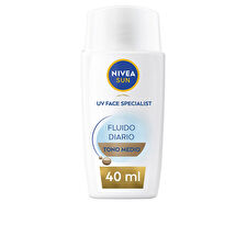 Nivea Daily Sun Fluid Facial Protection Spf50+ #medium Tone 40ml