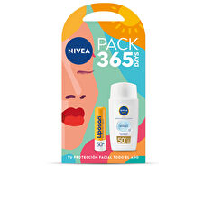 Nivea Sun Invisible Daily Fluid Spf50 & Liposan Spf50 Pack 2 Pcs