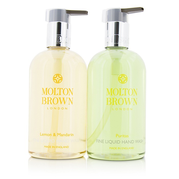 Molton Brown Liquid Hand Wash Set Lemon & Mandarin 300ml + Puritas