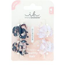 Invisibobble Hair Clip Clipstar Petit Four New 4 Pcs