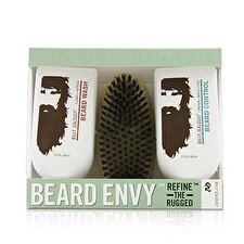 Billy Jealousy Beard Envy Kit: Bartwäsche 88ml + Bartsteuerung 88ml + Bürste 1pcs 3pcs