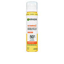 Garnier Vitamin C Invisible Anti-uv Mist Spf 50+ Prevents Dark Spots And Brightens 75ml