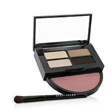 Bobbi Brown Instant Pretty Eye & Cheek Palette (3x Eye Shadow, 1x Metallic Eye Shadow, 1x Blush, 1x Mini Eye Shadow Brush)