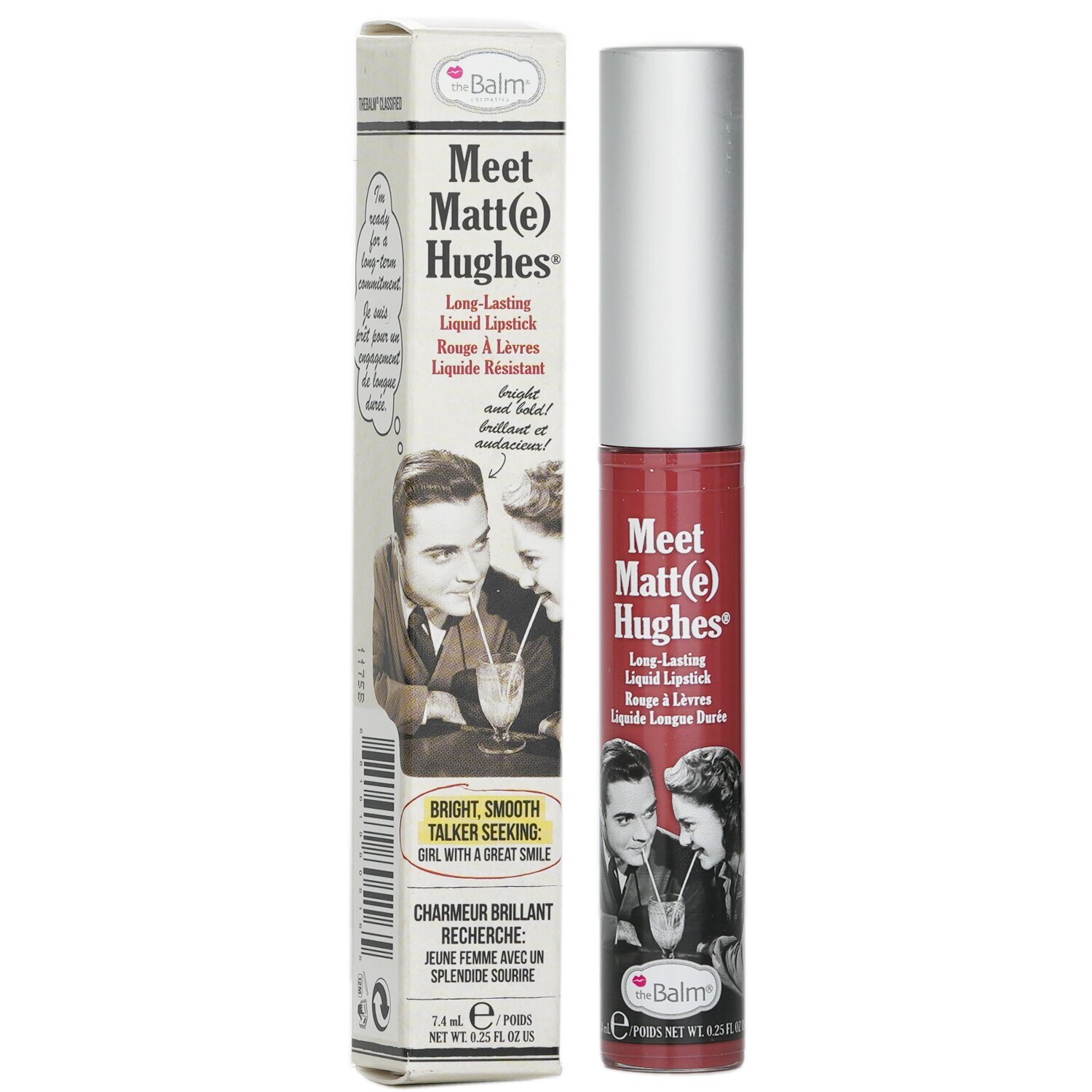 Meet Matte Hughes : Matte Liquid Lipstick - 12 Colors - Charming - 7.4ml