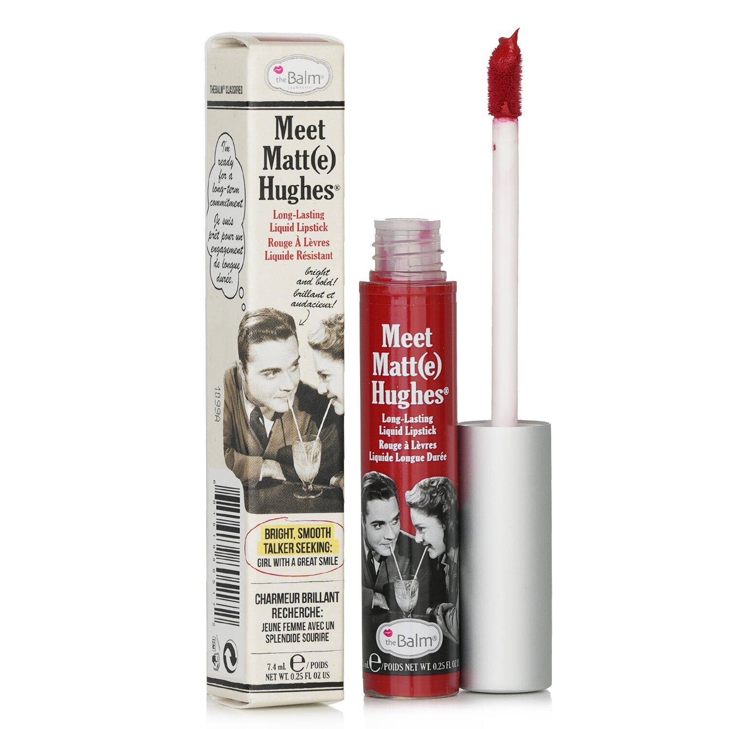 theBalm Meet Matte Hughes : Matte Liquid Lipstick - 12 Colors - Loyal - 7.4ml