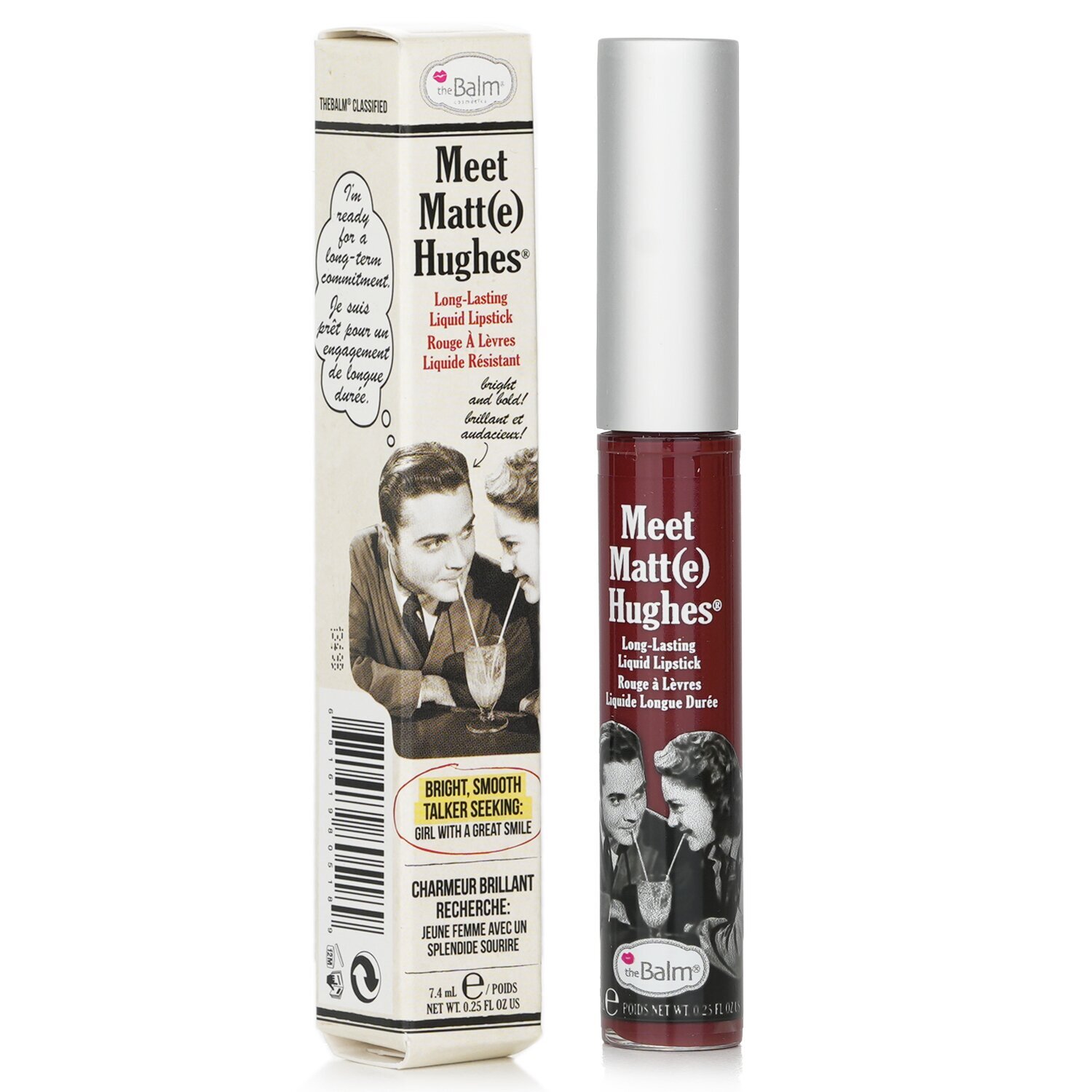 theBalm Meet Matte Hughes : Matte Liquid Lipstick - 12 Colors - Adoring - 7.4ml