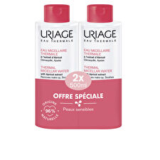 Uriage Thermal Micellar Water For Sensitive Skin Pack Of 2x 500ml