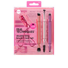 Real Techniques Double Time Brush & Last Case 4 Pcs