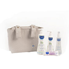 Mustela Beige Trolley Bag Case 5 Pcs