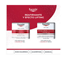 Eucerin Hyaluron Filler & Volume-lift Day Cream For Normal To Combination Skin 2-piece Set