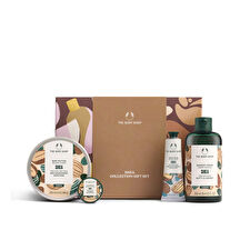 The Body Shop G4 Medium Shea Giftset Shower Cream 250ml/ Body Butter 200ml/hand Balm 30ml/body Mist 100ml/large Bath Lily 580ml