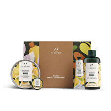 The Body Shop G4 Medium Mango Giftset Mango Shower Gel 250ml/mango Body Butter 200ml/mango Body Scrub 50ml/mango Hand Balm 30ml/mango Lip Butter 10ml 540ml