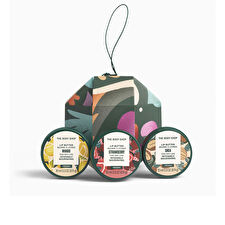 The Body Shop G2 Lipcare Trio Set Shea Lip Butter 10ml Almond Milk Lip Care Stick 4 2g/vitamin E Lip Care Stick 4 2g 18.4g
