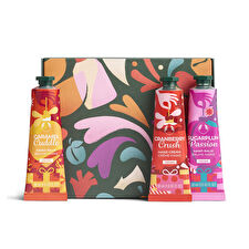 The Body Shop G2 Protect & Soften Hand Balm Trio Set Almond Milk Hand Balm 30ml/ Avocado Hand Balm 30ml/ Shea Hand Balm 30ml 90ml