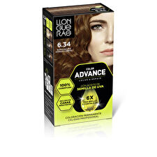 Llongueras Color Advance #6 34-rubio Oscuro Dorado Cobrizo 1 U