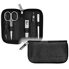 Pfeilring Solingen Manicure Set For Men 5-piece Black