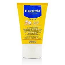 Mustela Very High Protection Sun Lotion SPF50+ - Sun Sensitive & Intolerant Skin 100ml/3.3oz