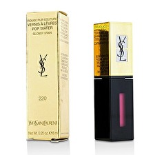Yves Saint Laurent Rouge Pur Couture Vernis A Levres Pop Water Glossy Stain - #220 Nude Steam 6ml/0.2oz