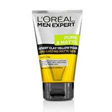 L'Oreal Men Expert Pure & Matte Desert Clay Yellow Foam 100ml/3.3oz
