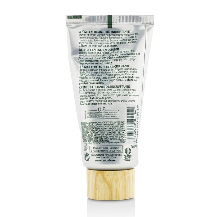 caudalie deep cleansing exfoliator 75ml