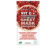 7th Heaven Fab Face Food Vit C & Pomegranate & Hyaluronic Acid Mascarilla De Tela 1 U