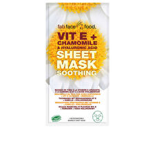 7th Heaven Fab Face Food Vit E & Chamomile & Hyaluronic Acid Cloth Mask 1 U