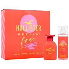 Hollister Feelin' Free For Her Woman Set Eau De Parfum 50ml & Fragrance Mist 125ml