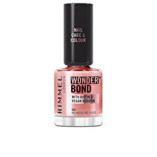 Rimmel London Wonder'bond Nail Polish #001-no Muss No Fuss 12ml