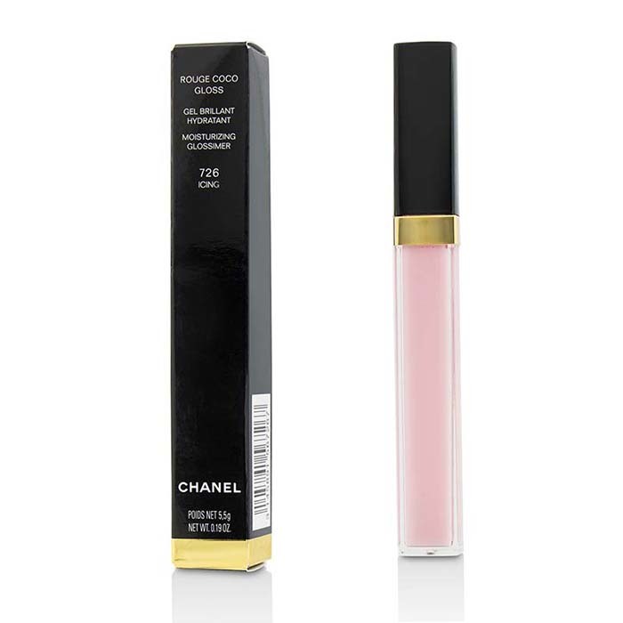 Chanel Rouge Coco Gloss Moisturizing Glossimer 726 Icing