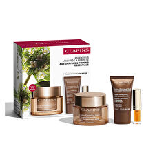Clarins Age-defying & Firming Essentials Set Day Cream 50ml/night Trial 15ml/lip Oil 1 4ml 66.4ml