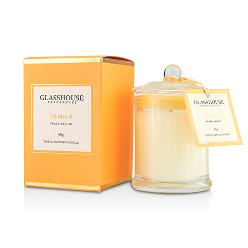 Glasshouse Triple Scented Candle Venice (Peach Bellini) 60g Candles