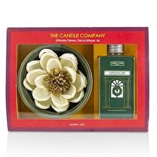 The Candle Company Weihnachtsbaum Diffusor Blume Coffret: Diffusing Blume + Dish + Diffusor Oil 3pcs 100ml