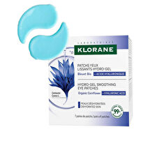 Klorane Cornflower & Hyaluronic Acid Smoothing Hydro Gel Eye Patches 7 Units
