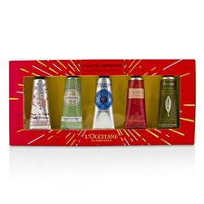L'Occitane Handcreme-Set: Kirschblüte + Mandel + Sheabutter + Rose + Verveine (Eisenkraut) 5x30ml/1oz