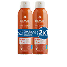 Rilastil Sun System Spf50+ Spray Transparente Dry Touch Pack 2x 200ml