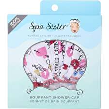 Spa Accessories Spa Sister Bouffant Shower Cap - Love