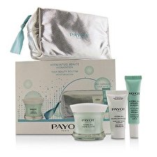 Payot Hydra 24+ Coffret: 1x Plumpling Moisturizing Care 50ml, 1x Moisturing Reviving Eyes Roll On 15ml, 1x Comforting Mask 15ml, 1x Bag 3pcs + 1 Bag