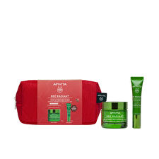 Apivita Bee Radiant Gel-cream Signs Of Aging And Anti-fatigue Set Of 3
