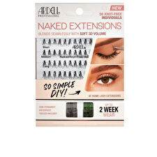 Ardell Naked Extensions Soft 3d Volume X 56 Knot-free Individuals #black 1 U