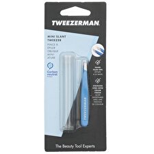 Tweezerman Mini Slant Tweezer - Bahama Blue