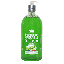 Les Petites Bains De Provence Marseille Aloe Vera Liquid Soap For Hands & Body 1000ml