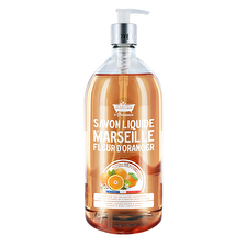 Les Petites Bains De Provence Marseille Orange Blassom Liquid Soap For Hands & Body 1000ml