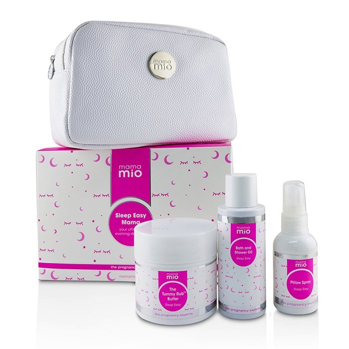 Mama Mio Sleep Easy Mama Kit: The Tummy Rub Butter  - 120g/4.1oz + Bath & Shower Oil 100ml/3.4oz + Pillow Spray 53ml/1.8oz + 1bag 3pcs+1bag
