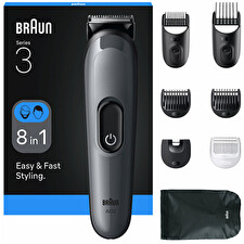 Braun Series 3 Aio3540 - Multi-purpose Trimmer 8 In 1
