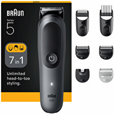 Braun Multifunctional 7-in-1 Trimmer Series 5 Aio5520 Grey