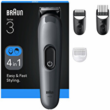 Braun Series 3 Aio3500 Grey - Multi-purpose Trimmer 4 In 1
