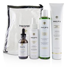 Philip B Four Step Hair & Scalp Treatment Set - # Classic formula (All Hair Types) 4pcs